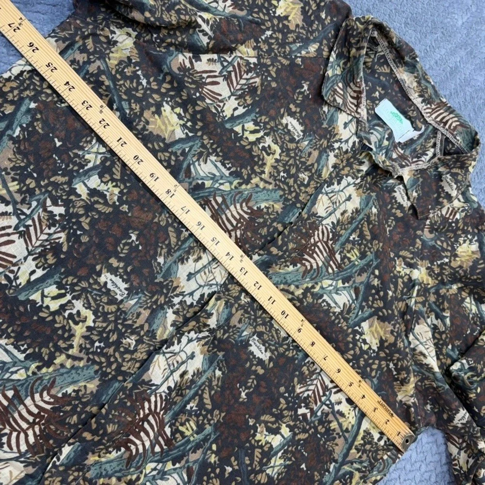 Bushlan Camo Suit Mens XL Vintage 1989 South Texas Hunting Set Cotton 2pc Brown